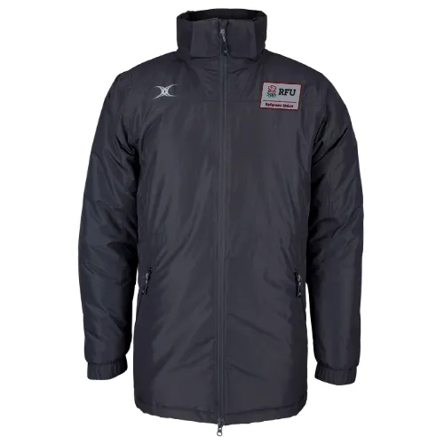 gilbert-rugby-rfu-referees-union-pro-giacca-all-weather-senior-nera image 1