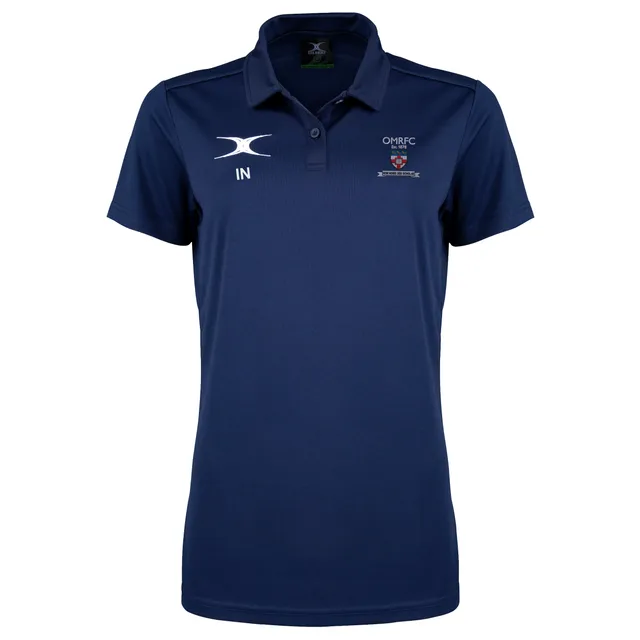 gilbert-rugby-photon-ii-polo-manica-corta-blu-navy-old-millhillians-rfc-senior image 1