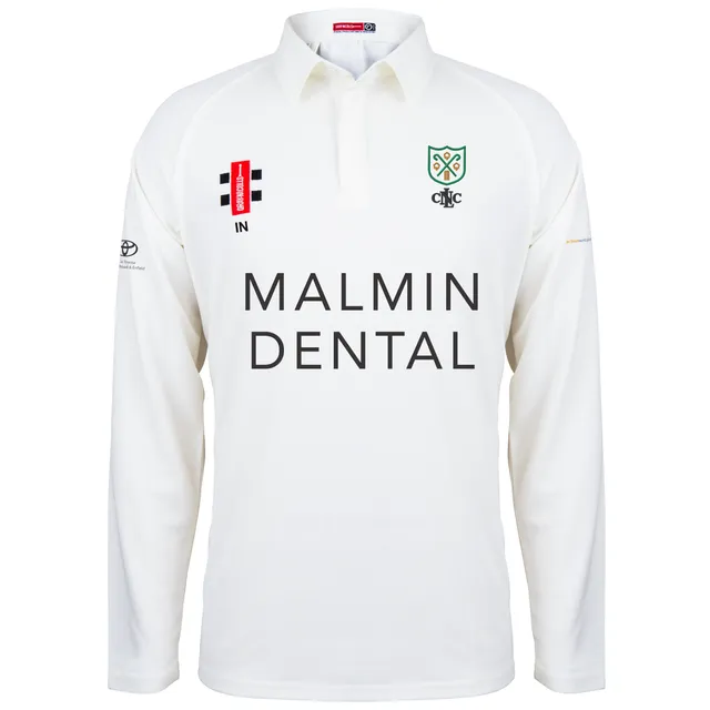gray-nicolls-north-london-cc-matrix-v2-maglia-match-manica-lunga-junior-avorio image 1