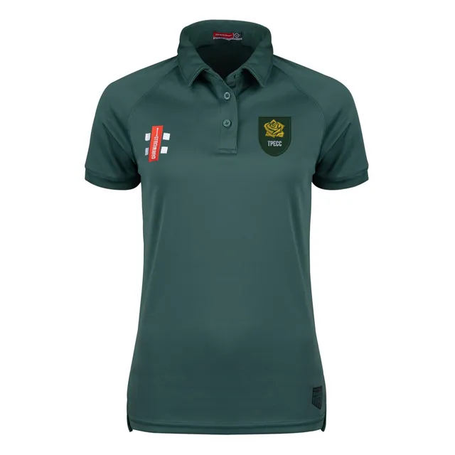 gray-nicolls-matrix-v2-polo-donna-manica-corta-tong-park-esholt-cc-verde image 1