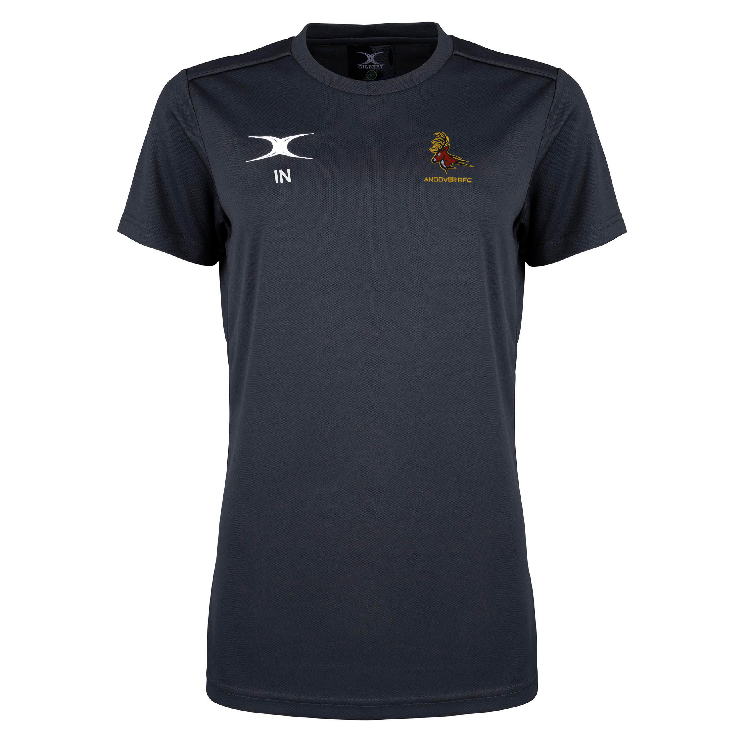 gilbert-rugby-arfc-training-tee-nera image 1