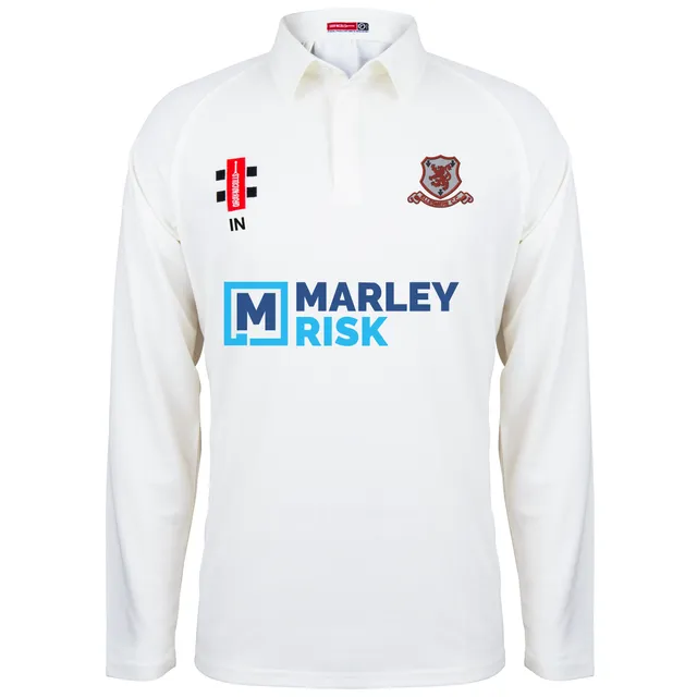 gray-nicolls-matrix-v2-maglia-cricket-manica-lunga-senior-avorio-con-iniziali image 1