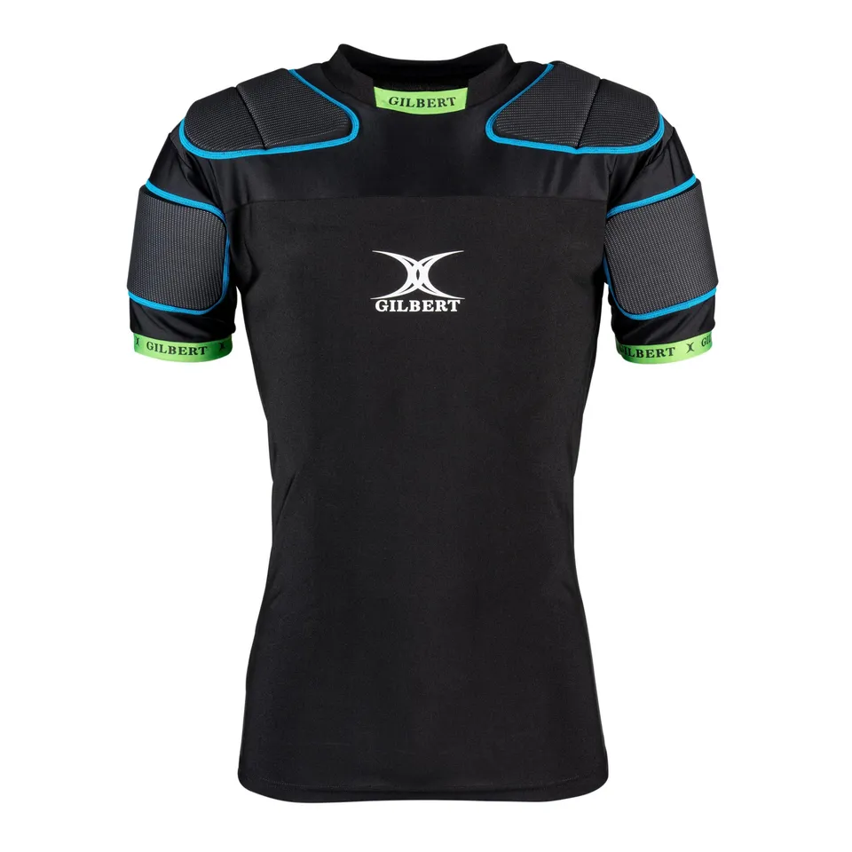 gilbert-rugby-xp100-body-armour-senior-unisex-nero-blu image 1