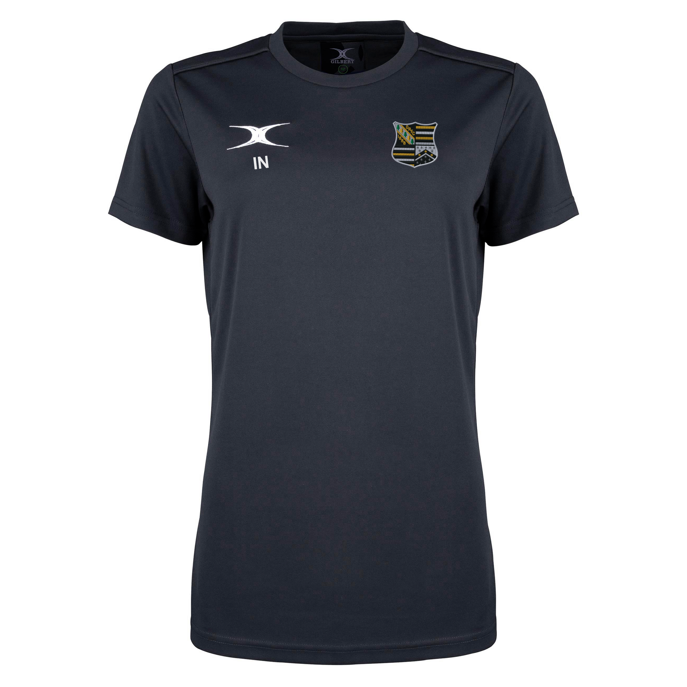 gilbert-rugby-oadby-wyggestonians-rfc-photon-ii-t-shirt-junior-manica-corta-nero image 1