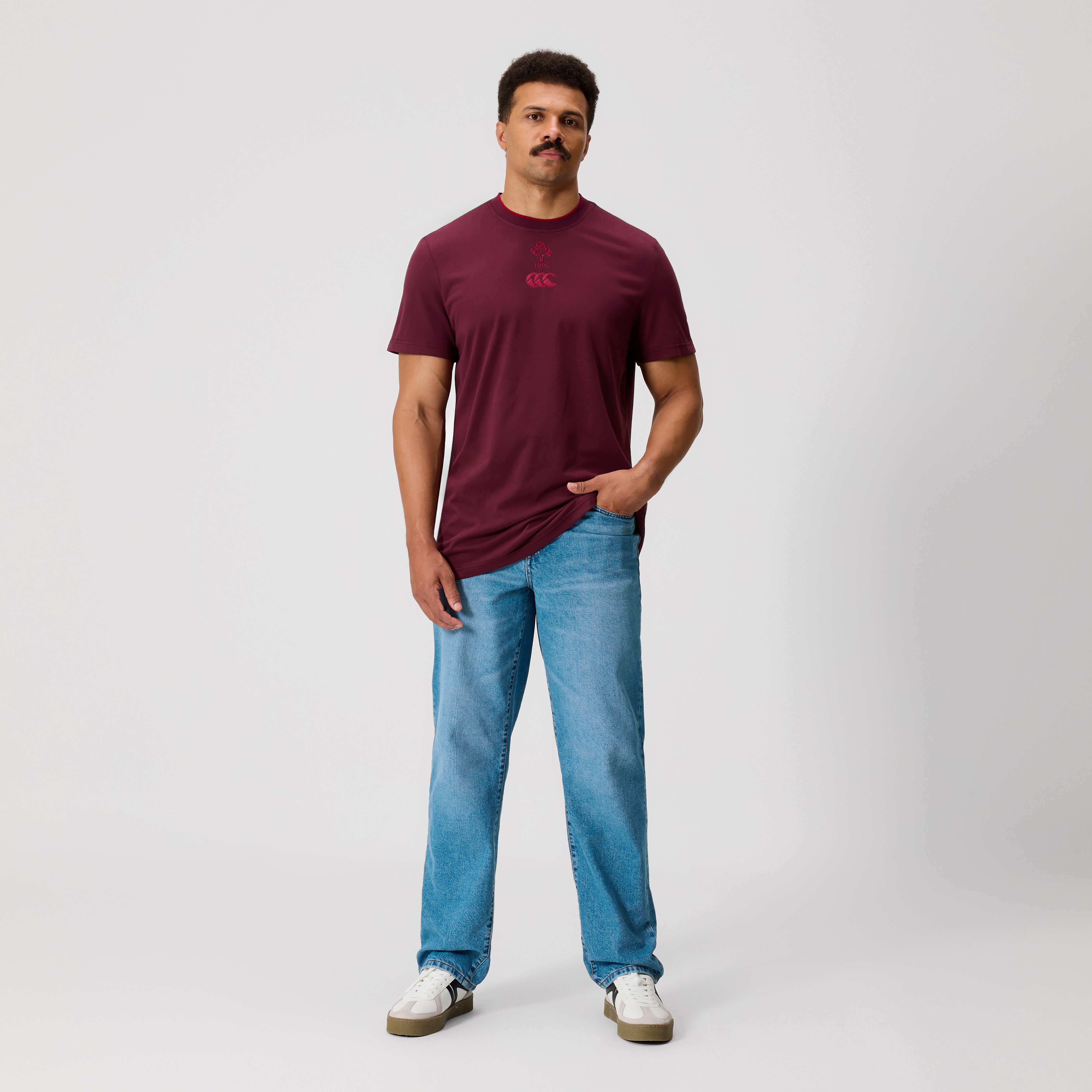 canterbury-ireland-team-t-shirt-uomo-in-cotone-viola image 3