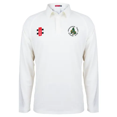 gray-nicolls-matrix-v2-maglia-cricket-manica-lunga-junior-atherstone-cc-ivory image 1