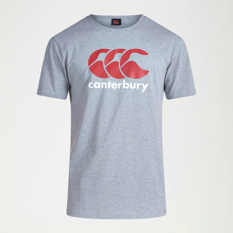 canterbury-ccc-logo-tee-uomo-t-shirt-grigia image 1
