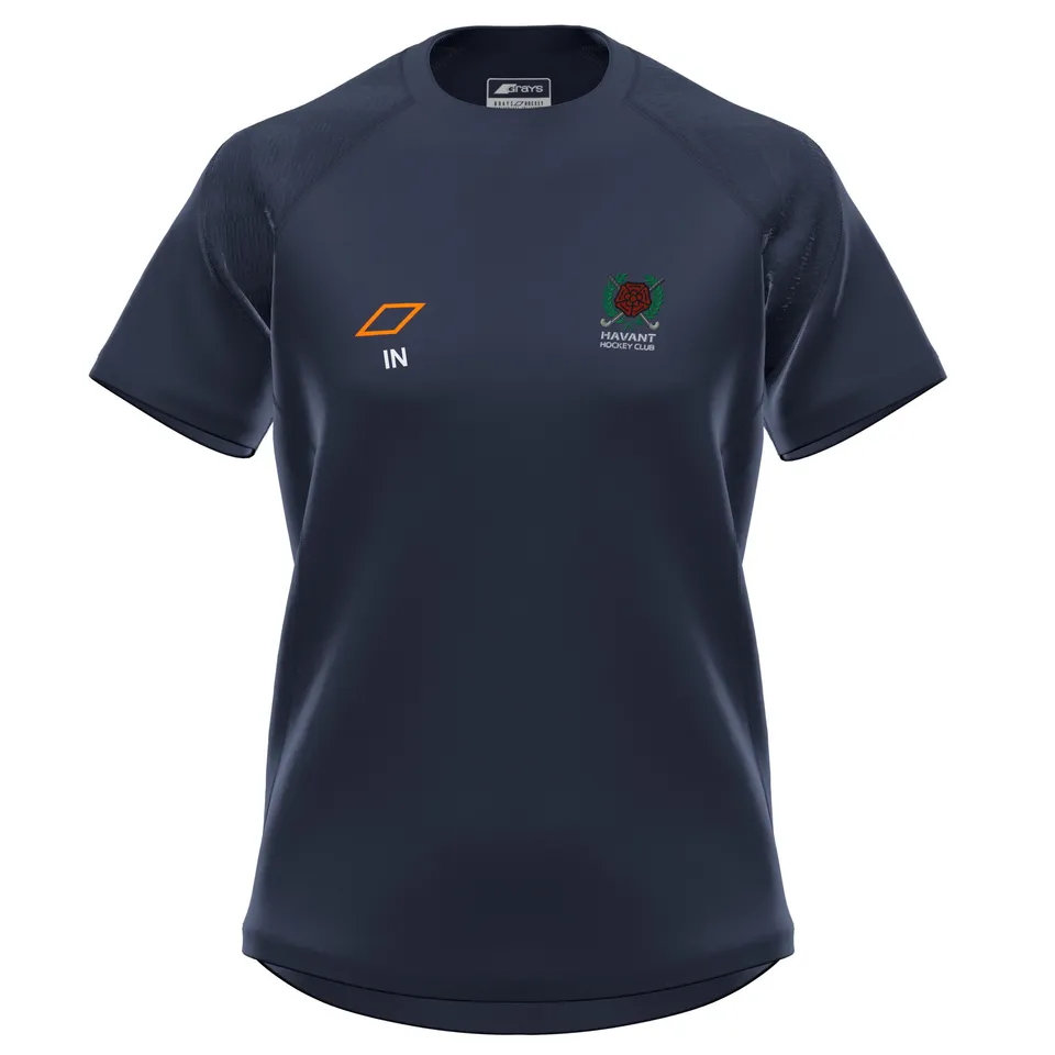 grays-havant-hc-women-s-gts-s-s-shirt-maglia-training-hockey-donna-blu-navy image 1