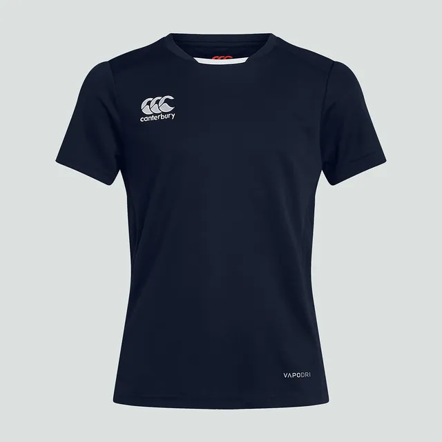 canterbury-club-dry-tee-junior-maglia-rugby-bambino-blu-navy image 1
