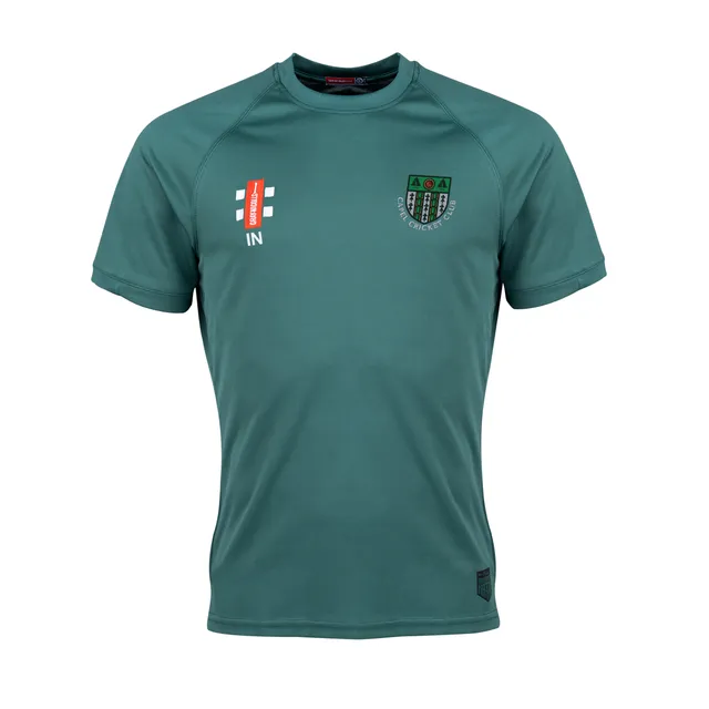 gray-nicolls-capel-cricket-club-maglietta-matrix-v2-manica-corta-senior-verde image 1