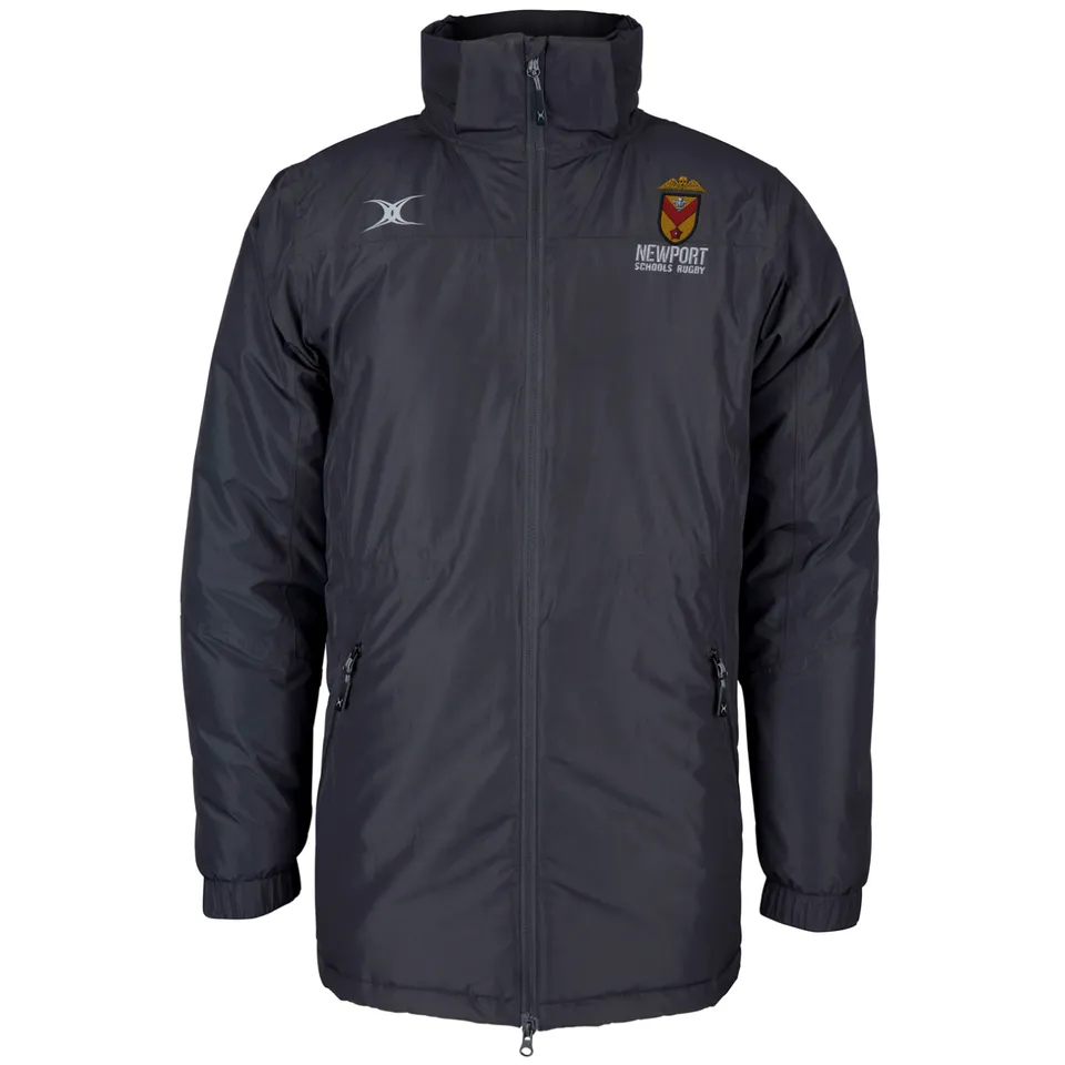 gilbert-rugby-newport-schools-rugby-senior-giacca-all-weather-pro-nera image 1
