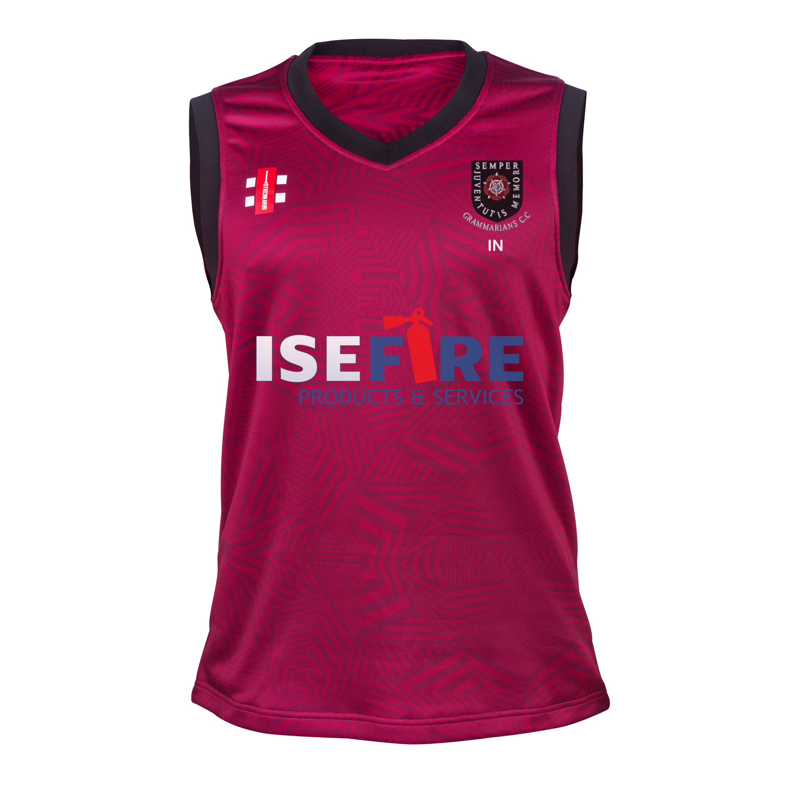 gray-nicolls-wellingborough-old-grammarians-womens-pro-t20-slipover-maroon-gilet image 1