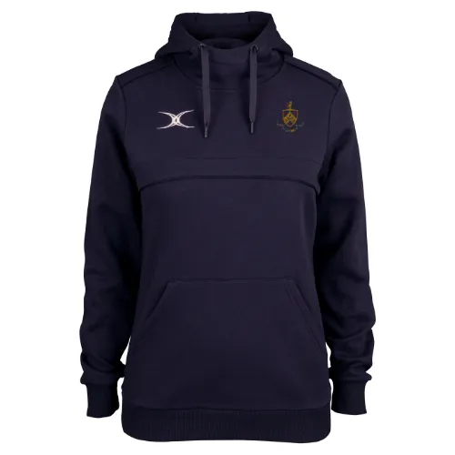 gilbert-rugby-photon-felpa-hoodie-donna-old-crossleyans-rufc-blu-navy-scuro image 1
