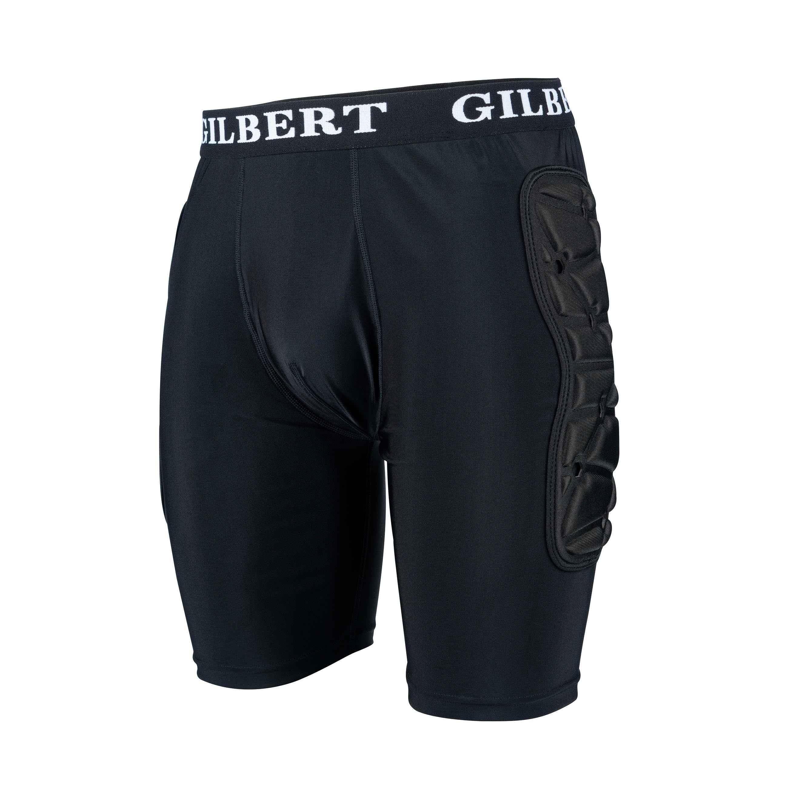 gilbert-rugby-xp25-pantaloncini-protettivi-senior-neri image 2