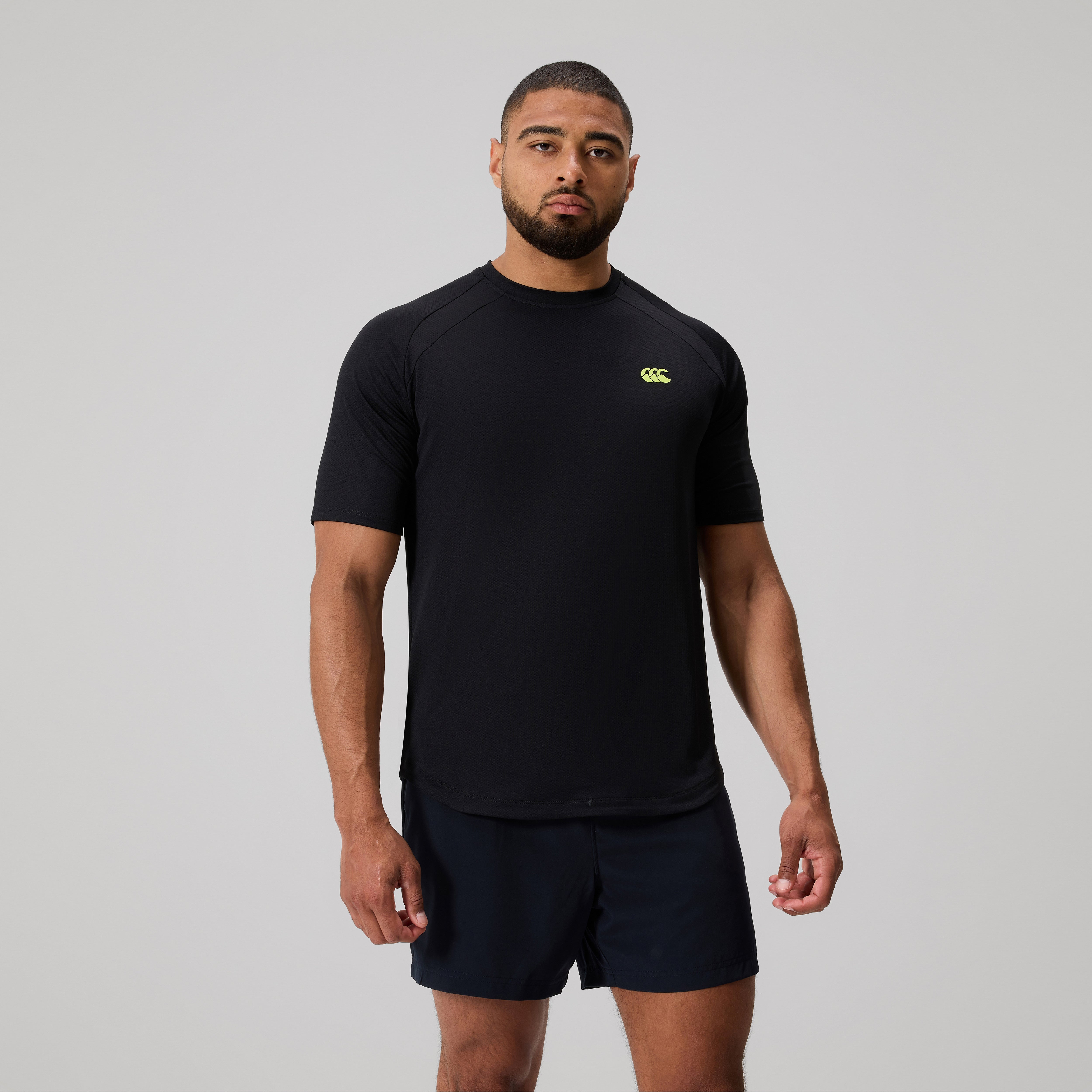 canterbury-club-everest-tee-t-shirt-rugby-training-uomo-nera image 1