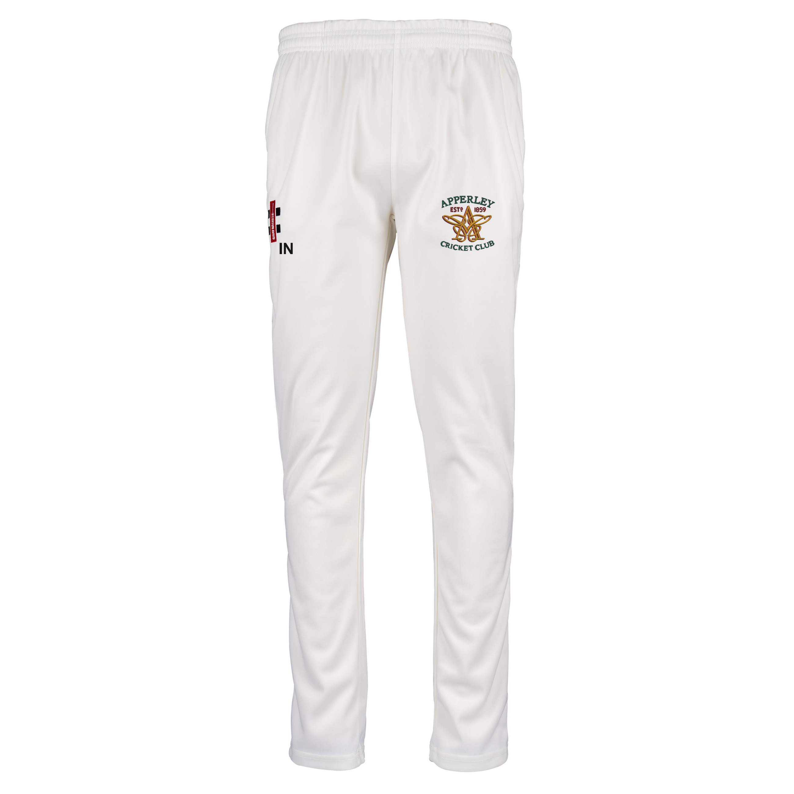 gray-nicolls-apperley-cc-senior-pantaloni-cricket-matrix-slim-fit-ivory image 1