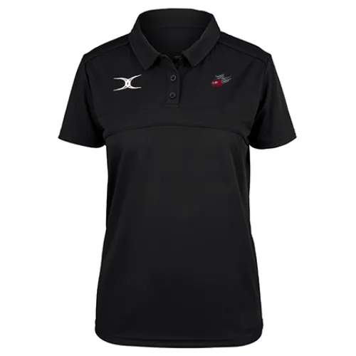 gilbert-rugby-orkney-rfc-photon-polo-donna-nera-manica-corta image 1