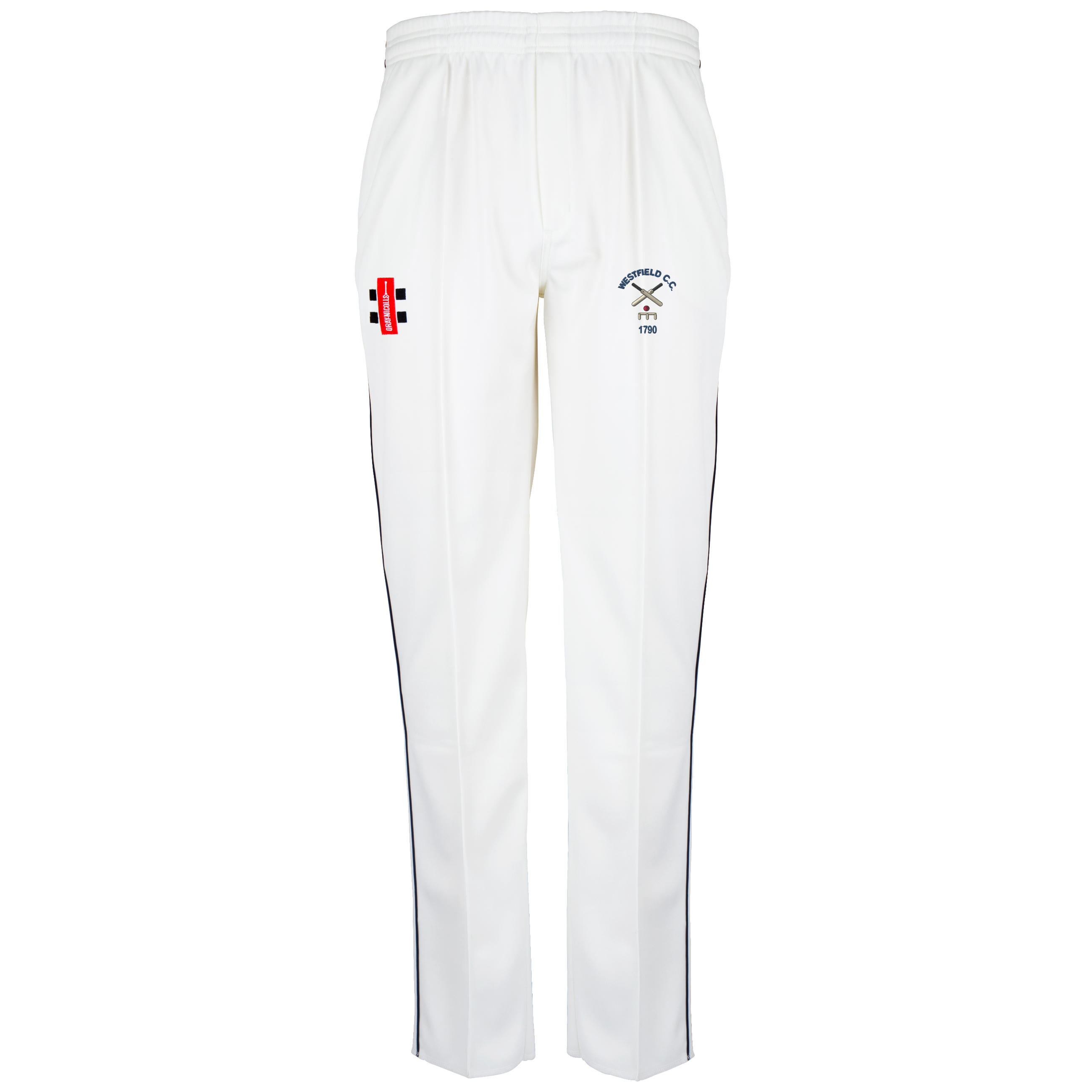 gray-nicolls-westfield-cc-matrix-v2-pantaloni-cricket-senior-avorio-blu-navy image 1