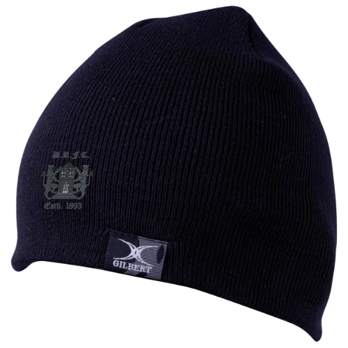gilbert-rugby-dunfermline-rfc-beanie-hat-adult-blu-navy image 1