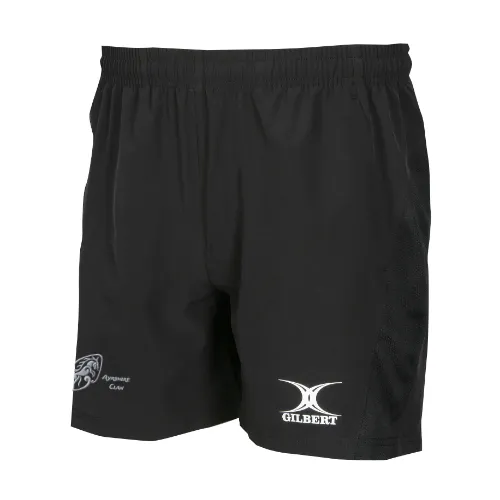 gilbert-rugby-ayrshire-clan-rfc-leisure-short-senior-nero-pantaloncini-tempo-lib image 1