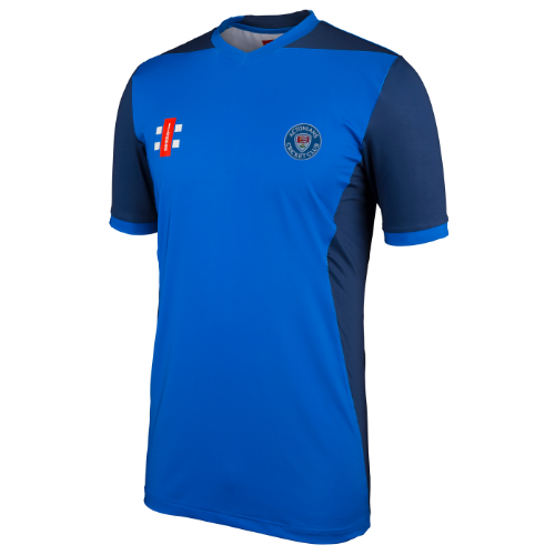 gray-nicolls-actonians-pro-performance-top-training-cricket-s-s-adulto-royal-nav image 1