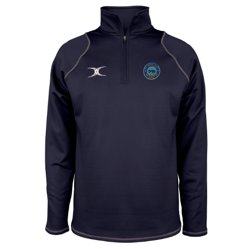 gilbert-rugby-st-neots-rfc-quest-pile-1-4-zip-uomo-blu-navy-scuro image 1