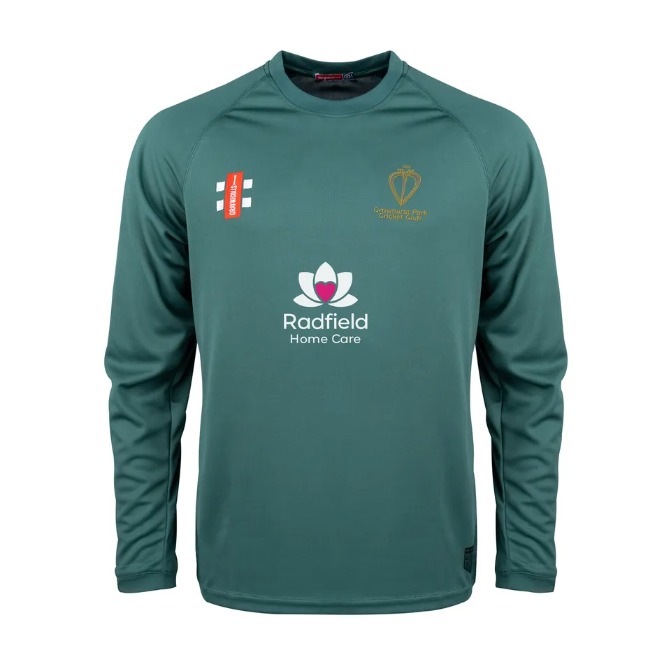 gray-nicolls-matrix-v2-maglia-cricket-manica-lunga-junior-verde-crowhurst-park-c image 1