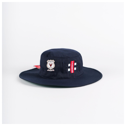 gray-nicolls-sun-hat-senior-cappello-cricket-blu-navy-beaulieu-park-cc image 1
