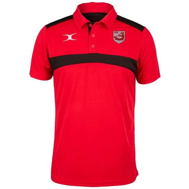 gilbert-rugby-bromsgrove-rfc-photon-polo-junior-rosso-nero image 1