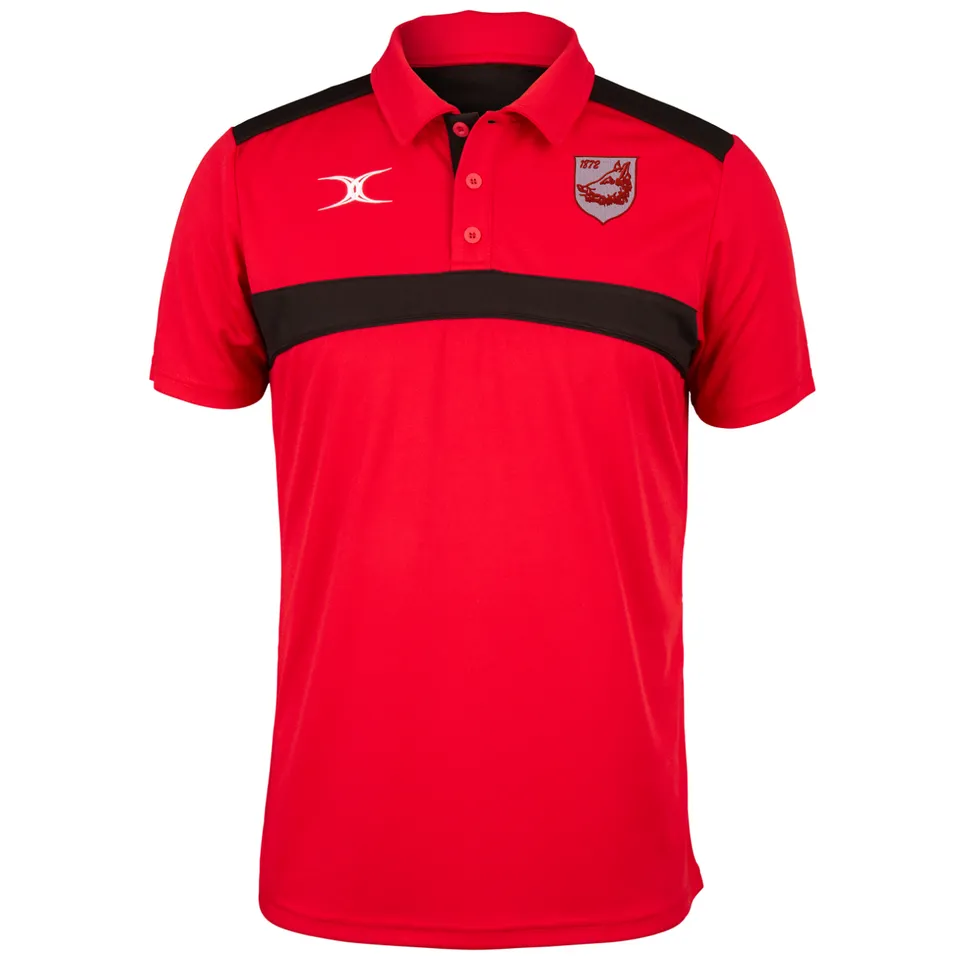 gilbert-rugby-bromsgrove-rfc-photon-polo-junior-rosso-nero image 1
