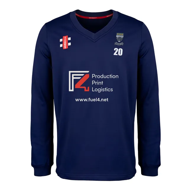 gray-nicolls-pro-performance-maglione-cricket-bambino-sunbury-cc-blu-navy image 1