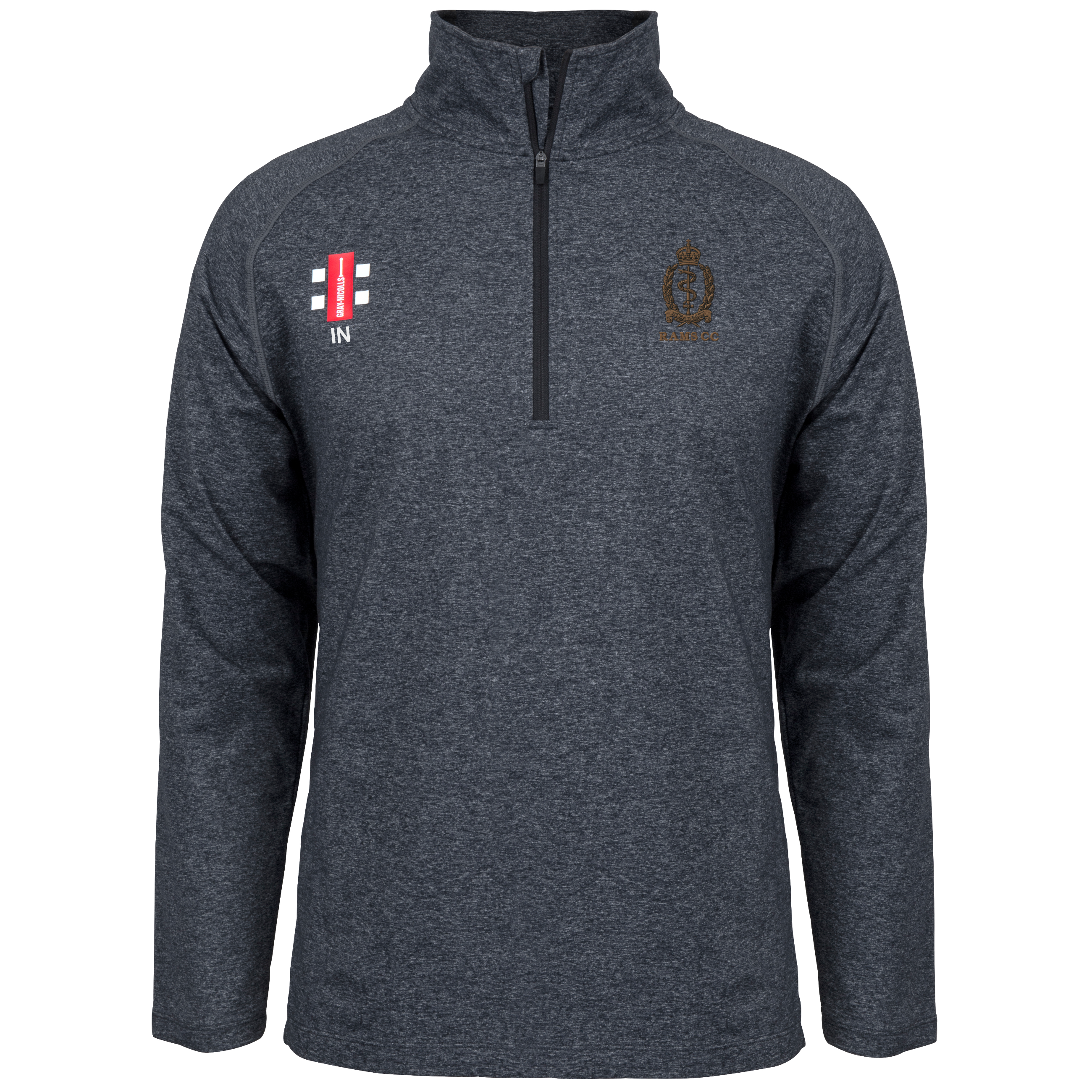gray-nicolls-velocity-mid-layer-mezza-zip-senior-royal-army-medical-services-ner image 1