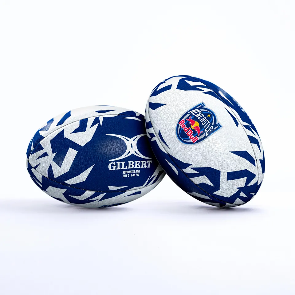 gilbert-rugby-newcastle-red-bulls-supporter-ball-pallone-rugby image 1