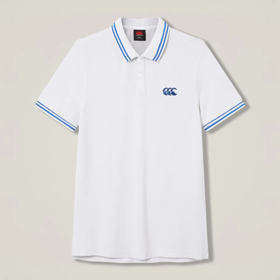 canterbury-solid-pique-polo-uomo-grigia-standard-fit image 1