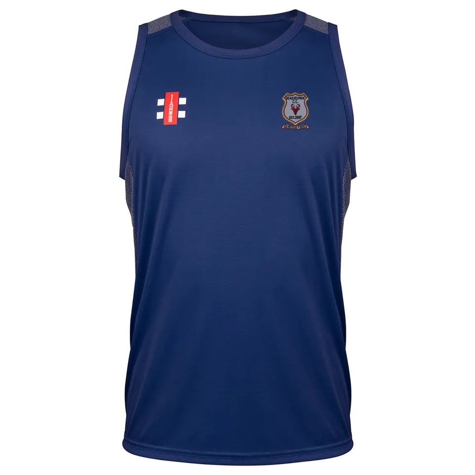 gray-nicolls-pro-performance-canotta-cricket-senior-beaulieu-park-cc-navy image 1