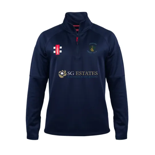 gray-nicolls-pro-thermo-fleece-gresford-c-c-senior-pile-blu-navy-1-4-zip image 1