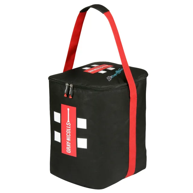 gray-nicolls-north-mymms-cc-borsa-porta-palline-senior-nero-rosso-40-palline image 1