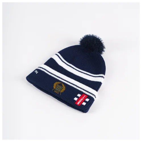 gray-nicolls-old-rutlishians-cc-senior-cuffia-bobble-hat-blu-navy-scuro image 1