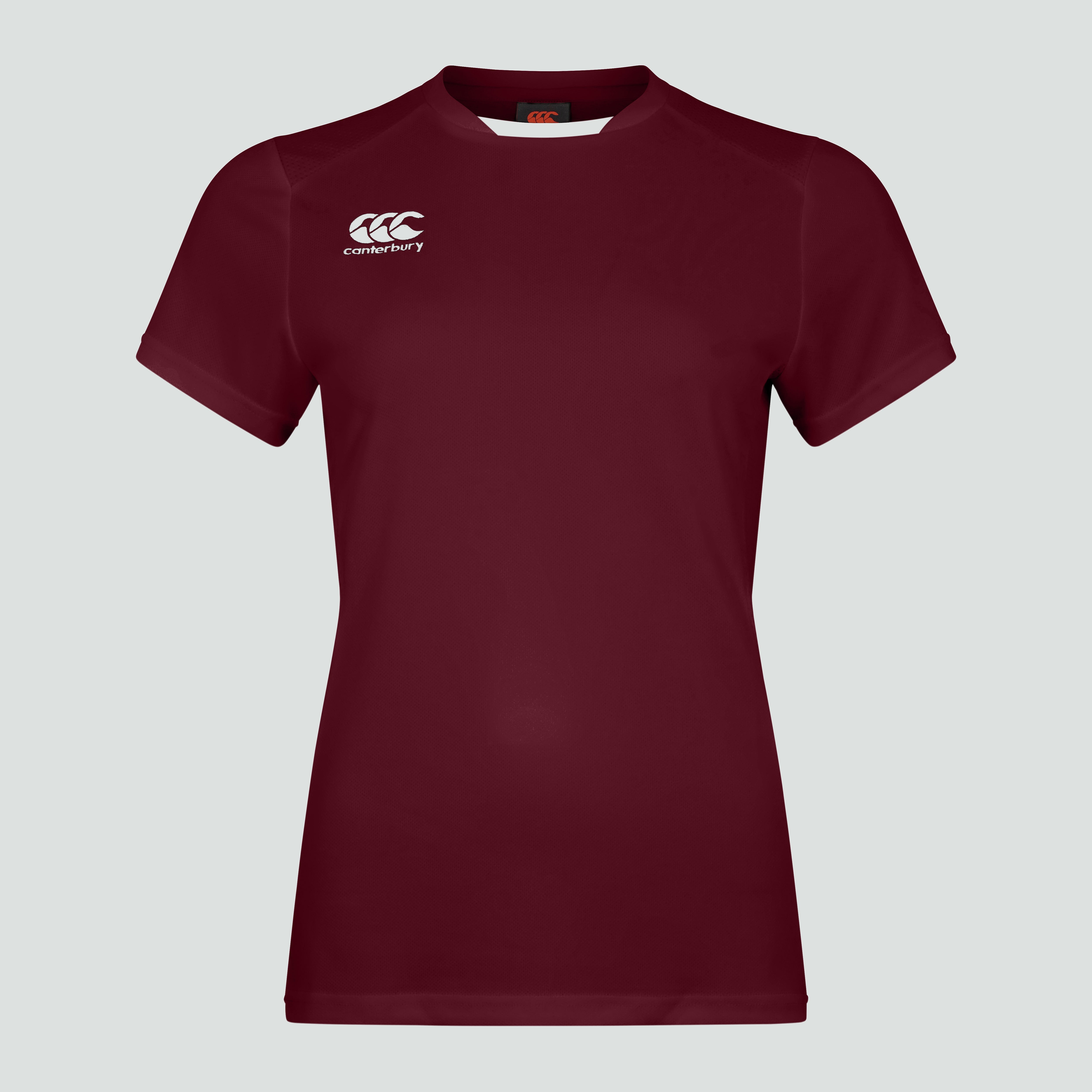 canterbury-club-dry-donna-t-shirt-rugby-bordeaux image 1