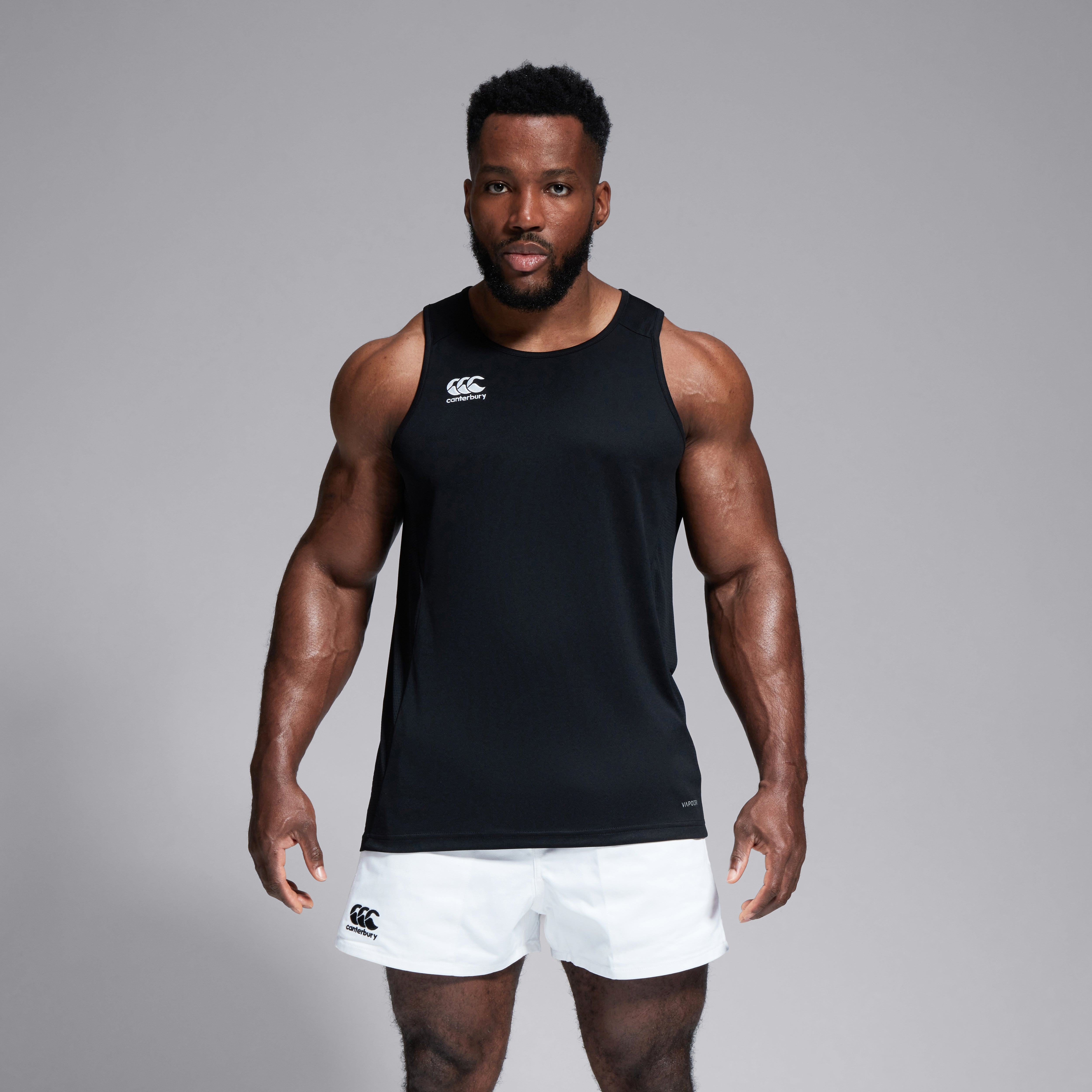 canterbury-club-dry-singlet-uomo-canotta-tecnica-nera image 2