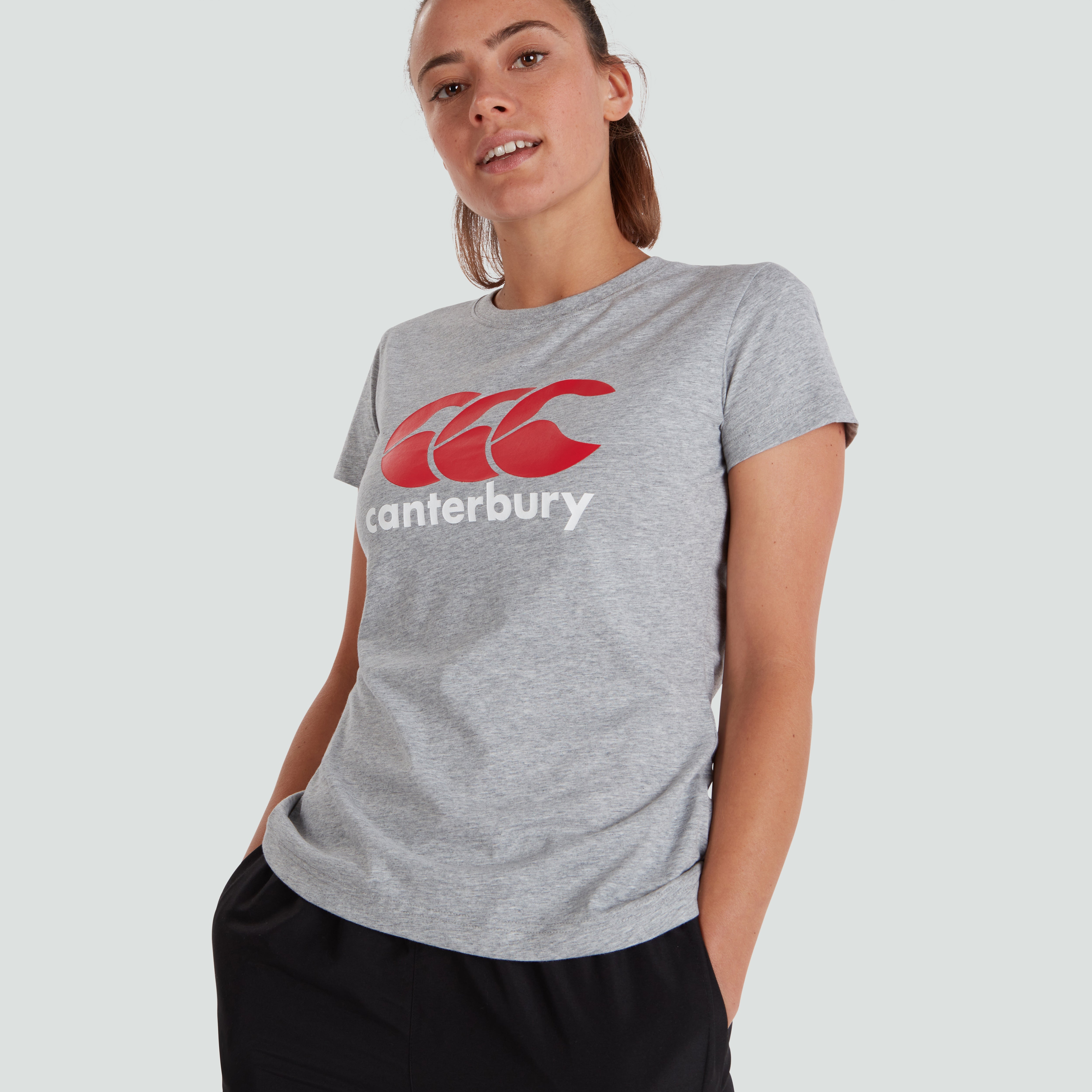 canterbury-ccc-logo-tee-donna-grigio image 5
