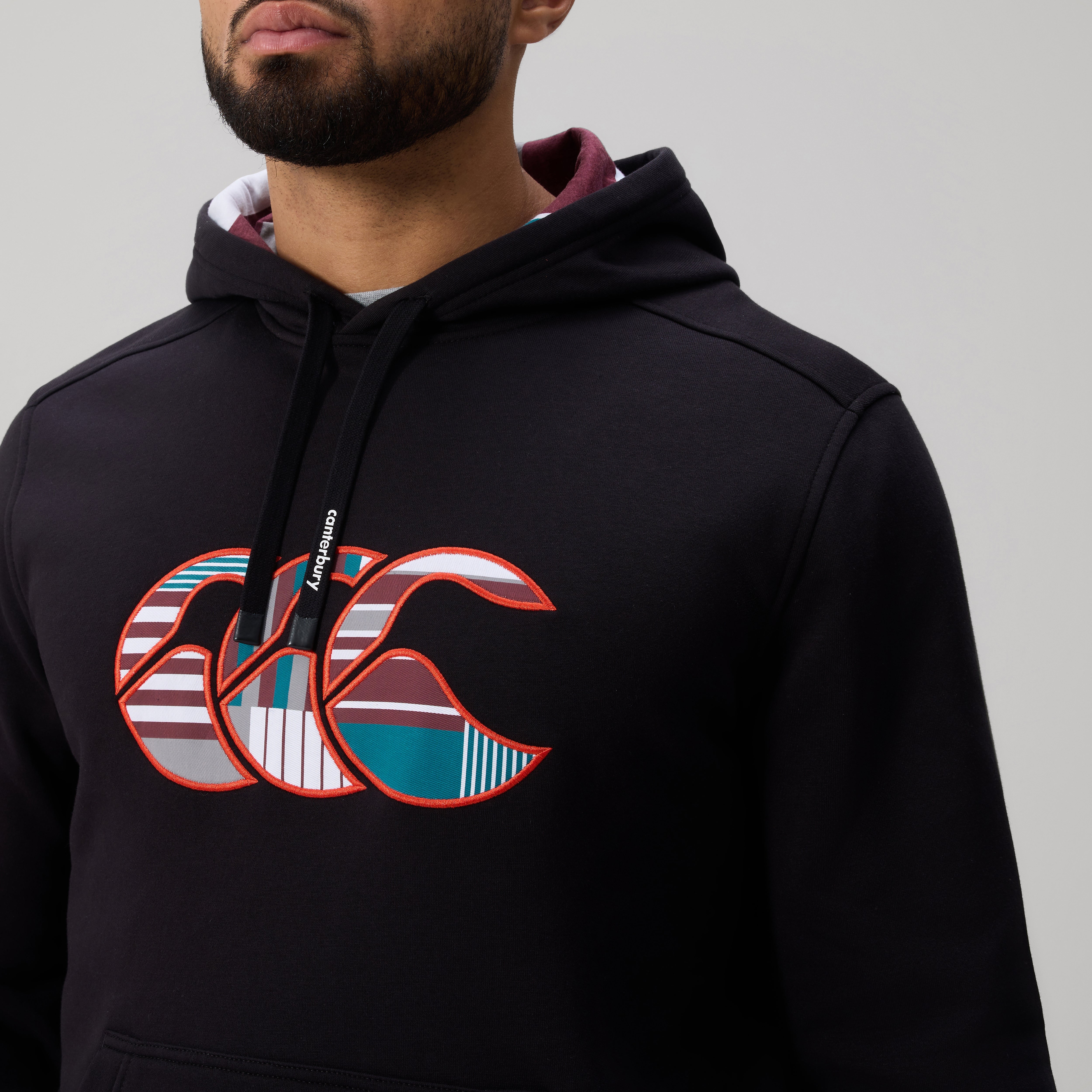 canterbury-uglies-logo-hoodie-uomo-nero-felpa-con-cappuccio image 8