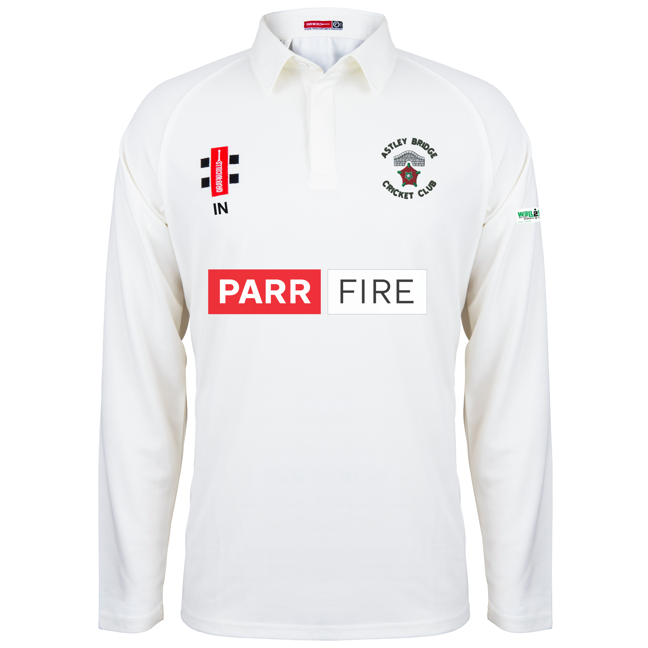 gray-nicolls-astley-bridge-senior-matrix-v2-maglia-cricket-manica-lunga-avorio image 1