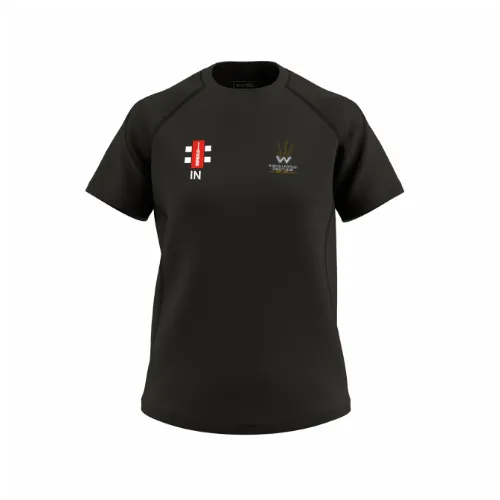 gray-nicolls-wheathampstead-cc-donna-gts-t-shirt-manica-corta-nera image 1
