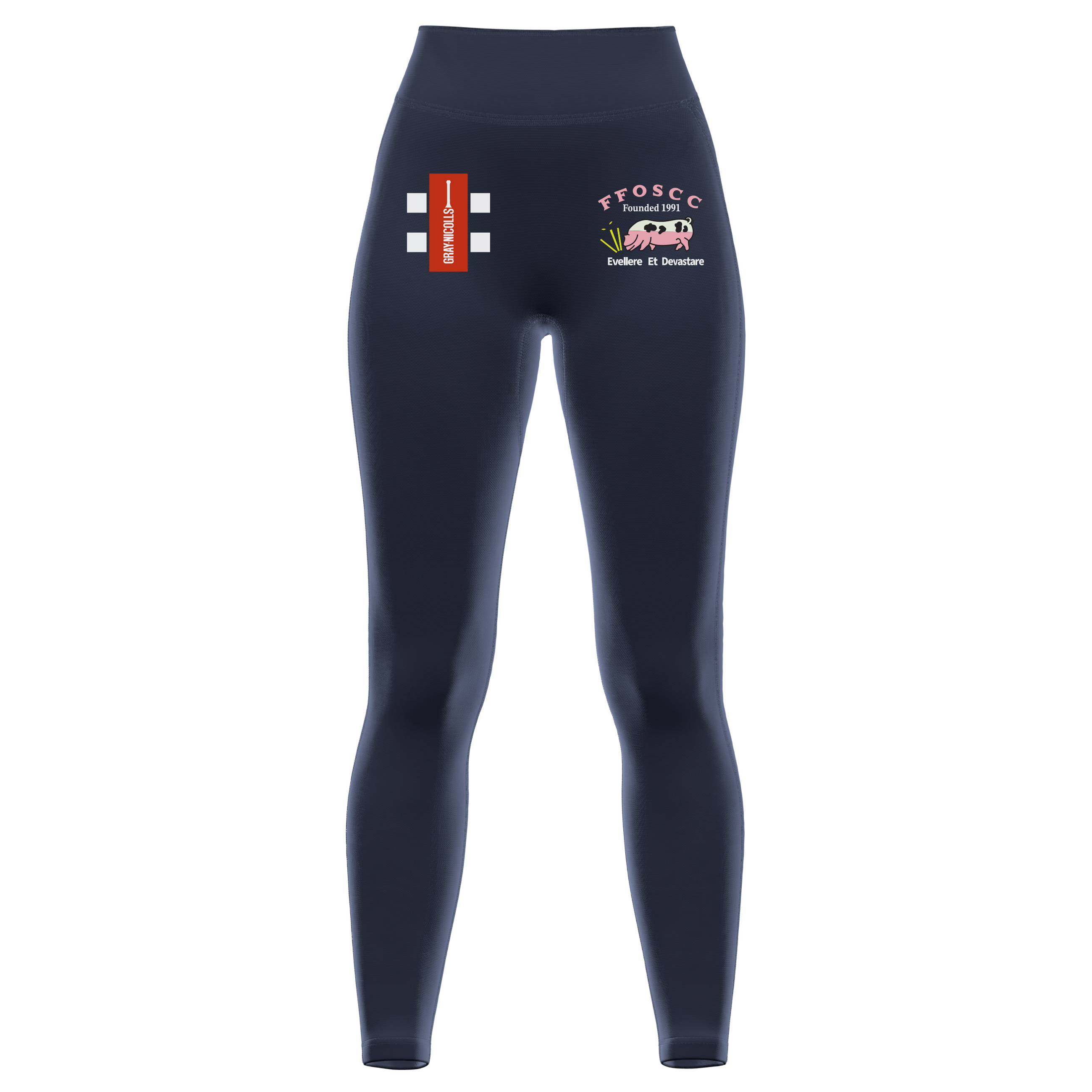 gray-nicolls-gts-leggings-training-donna-follies-farm-old-spots-cricket-club-blu image 1