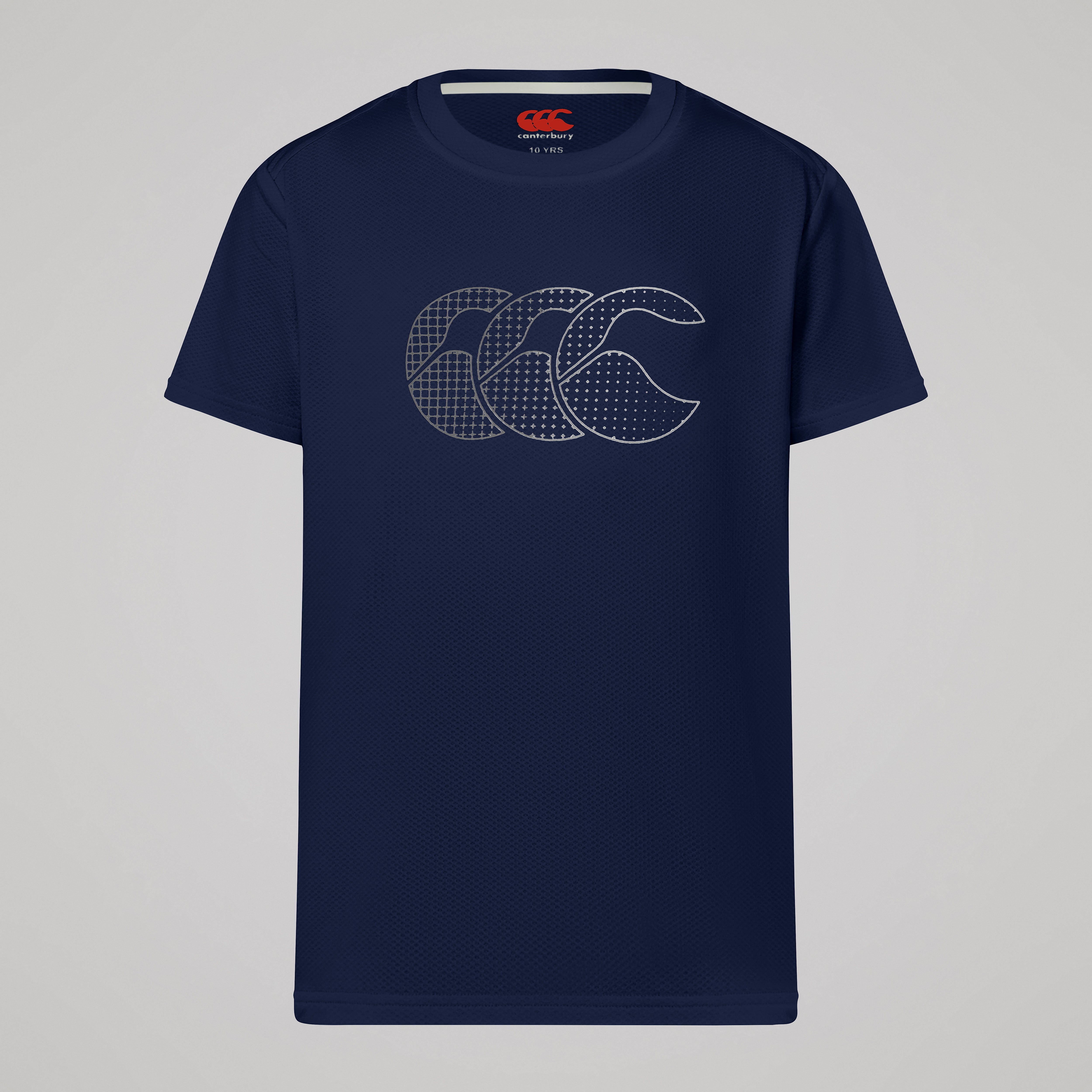 canterbury-junior-tempo-tee-navy-unisex-t-shirt-rugby-junior image 1