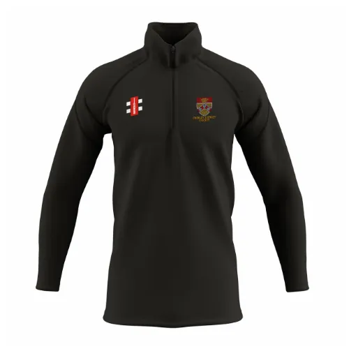 gray-nicolls-chorley-district-cc-junior-pile-1-4-zip-gts-nero image 1