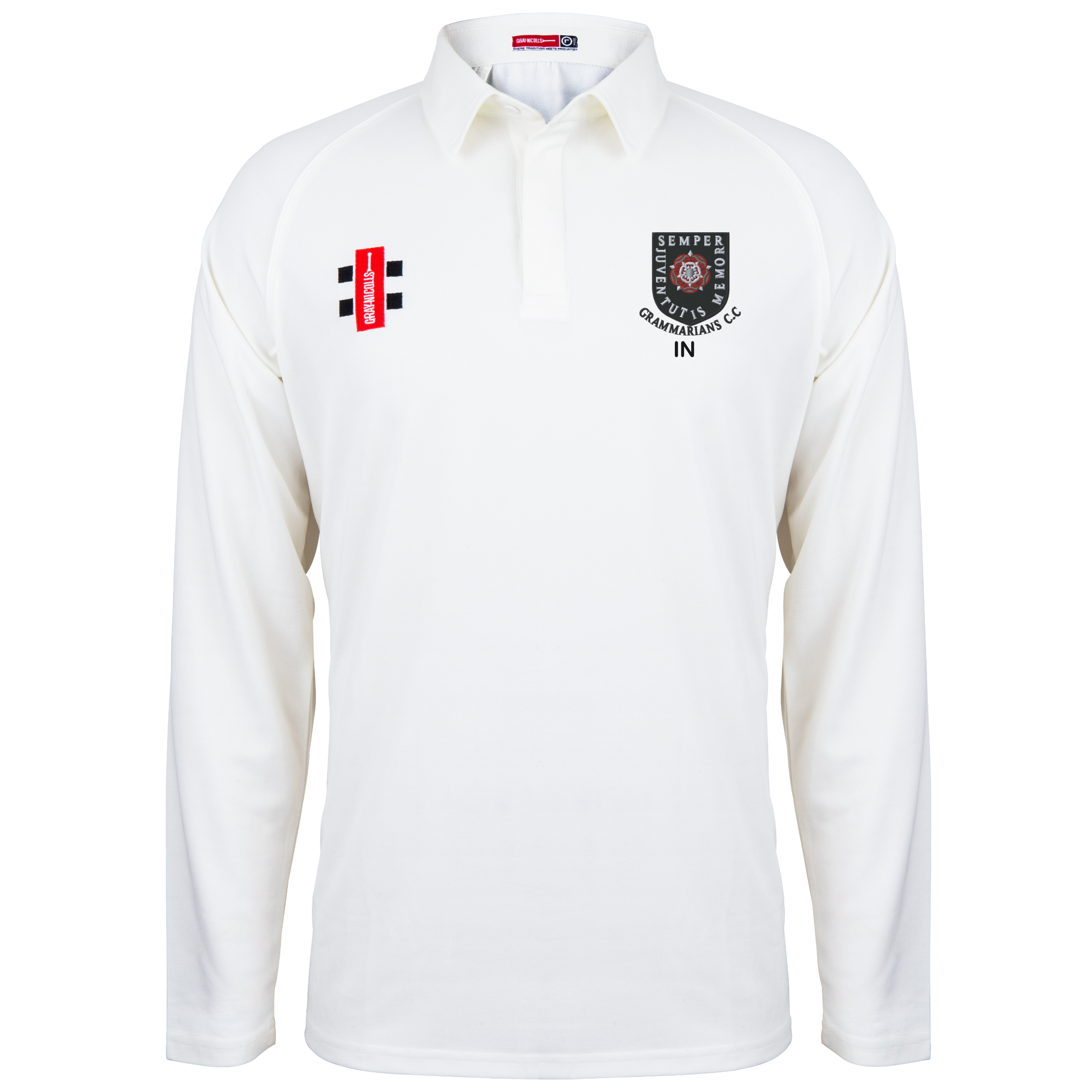 gray-nicolls-matrix-v2-maglia-cricket-manica-lunga-senior-wellingborough-ogcc-av image 1