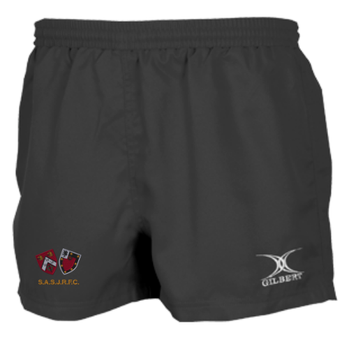 gilbert-rugby-saints-saracen-v3-pantaloncini-gara-senior-nero image 1