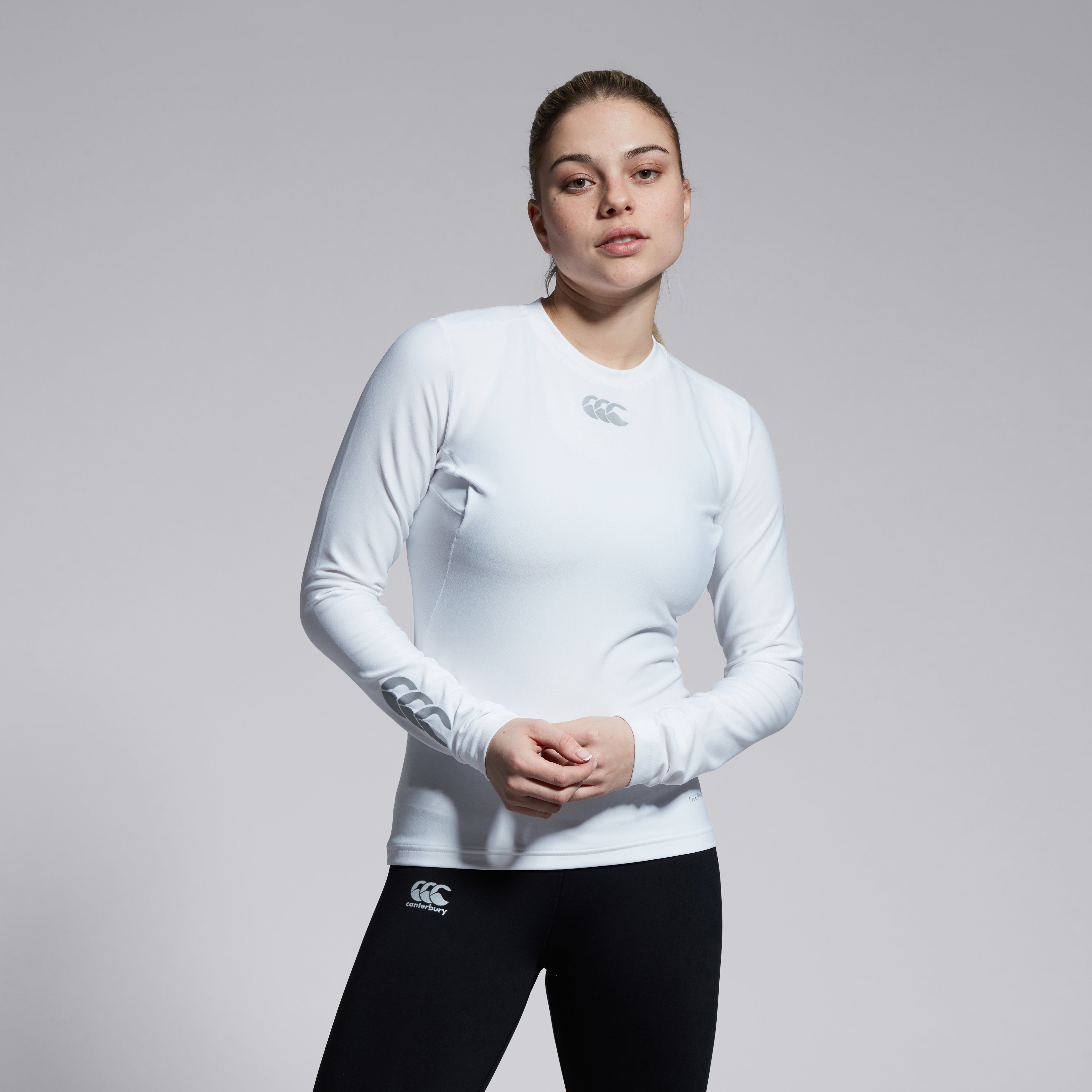 canterbury-thermoreg-top-manica-lunga-donna-bianco image 2